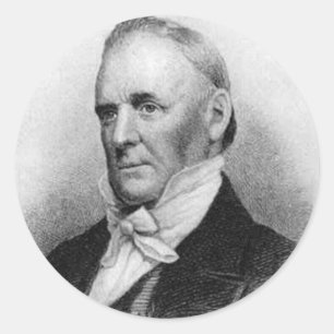 James Buchanan 15 Classic Round Sticker