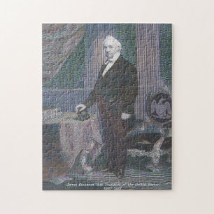 James Buchanan 15th President of America. Jigsaw Puzzle