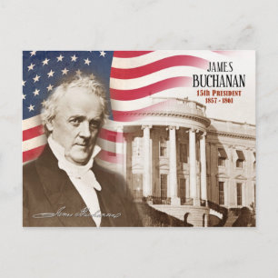James Buchanan - 15th President of the U.S. Postcard