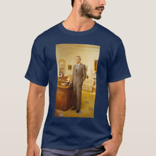 James Earl Carter Painted US President Portrait  T-Shirt