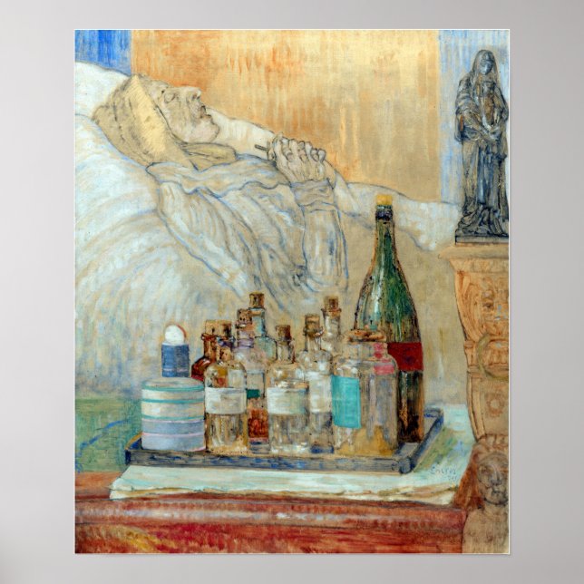 James Ensor The Artist's Mother in Death Poster (Front)