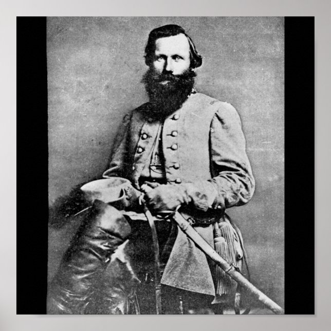 James Ewell Brown Stuart circa 1833-1864 Poster (Front)