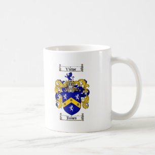 JAMES FAMILY CREST -  JAMES COAT OF ARMS COFFEE MUG