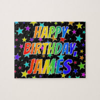 "JAMES" First Name, Fun "HAPPY BIRTHDAY"