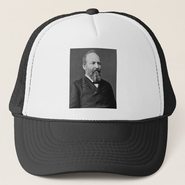 James Garfield 20 Trucker Hat (Front)
