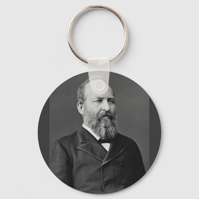 James Garfield 20th President Key Ring (Front)