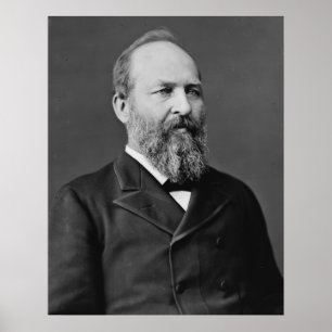 James Garfield 20th President Poster