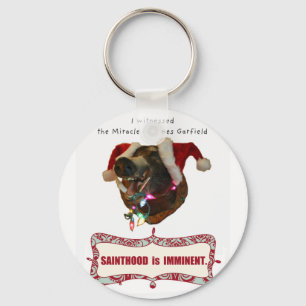 James Garfield:Patron Saint of Accidental Miracles Key Ring