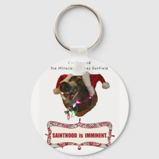 James Garfield:Patron Saint of Accidental Miracles Key Ring