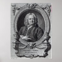 James Gibbs, engraved by Bernard Baron, 1747