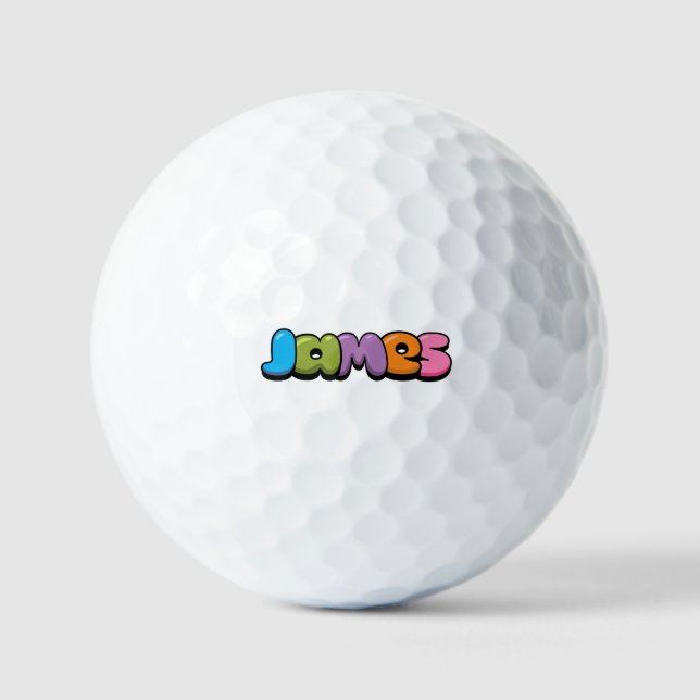 James Golf Balls (Front)