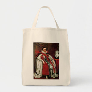 James I by Daniel Mytens Tote Bag