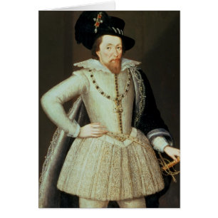 James I, half-length portrait