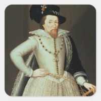 James I, half-length portrait