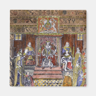 James I of England  at Court, Magnet