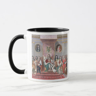 James II (1633-1701) Receiving the Mathematical Sc Mug
