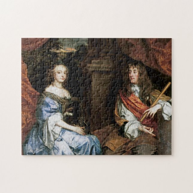 James II and Anne Hyde by Sir Peter Lely Jigsaw Puzzle (Horizontal)