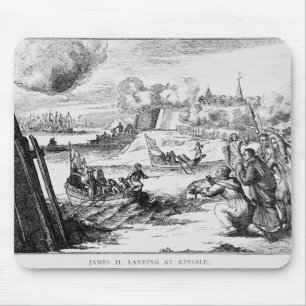 James II Landing at Kinsale, 12 March 1689 Mouse Mat