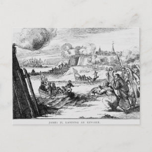 James II Landing at Kinsale, 12 March 1689 Postcard