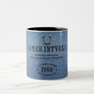 James Intveld Blue Denim Mug 