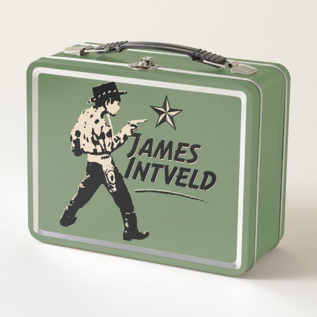 James Intveld Little Cowboy Metal Lunch Box (Front)