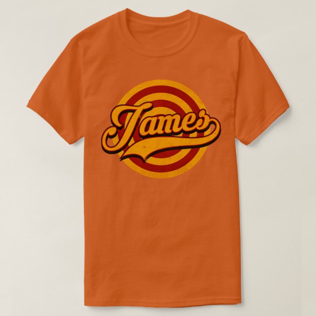 James is The Name T-Shirt (Design Front)