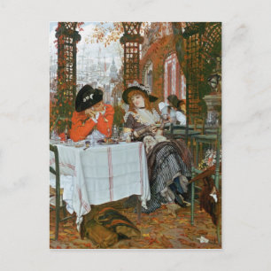James Jacques Joseph Tissot A Luncheon Postcard
