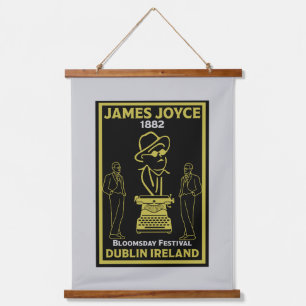 James Joyce Dublin Ireland Hanging Tapestry