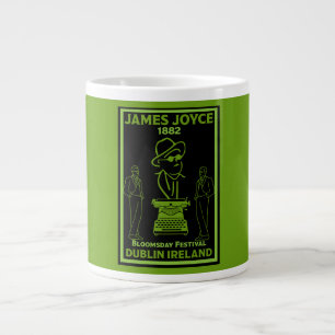 James Joyce Dublin Ireland Large Coffee Mug