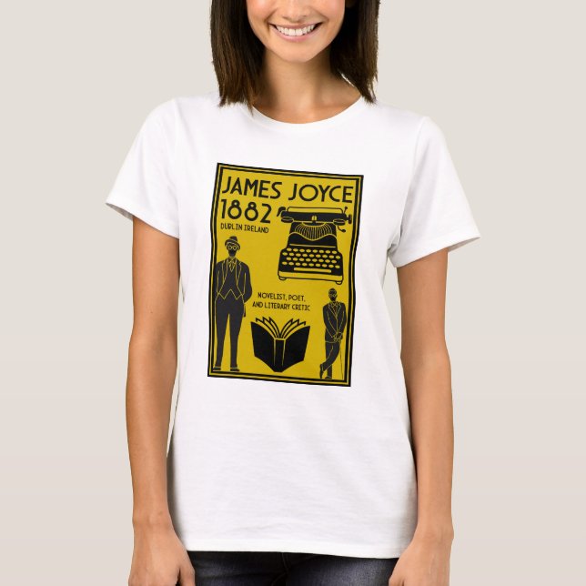 James Joyce Dublin Ireland T-Shirt (Front)