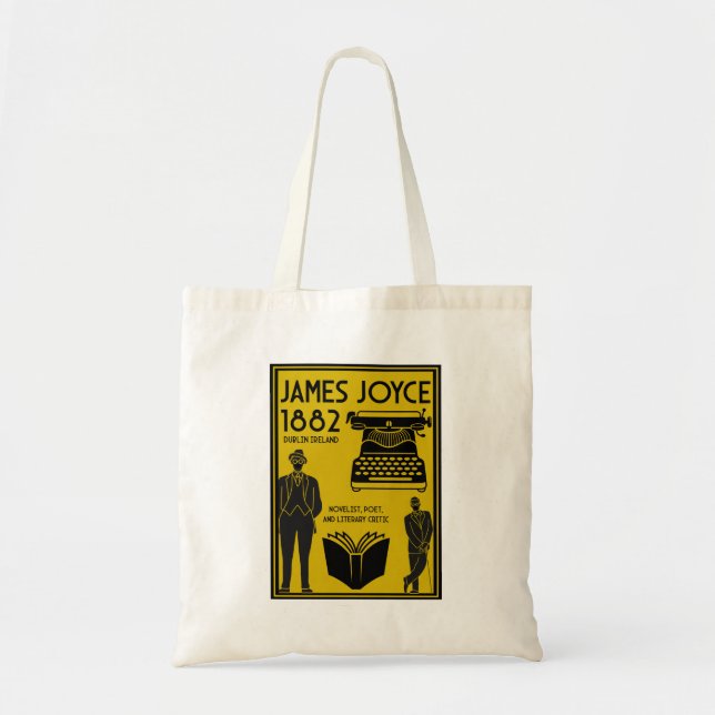 James Joyce Dublin Ireland Tote Bag (Front)