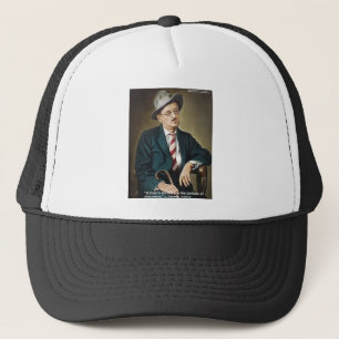 James Joyce "Errors/Portals" Quote Gifts & Cards Trucker Hat