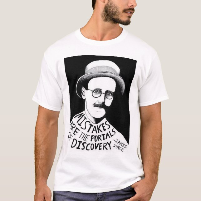 James Joyce Mistakes Are The Portals Of Discovery T-Shirt (Front)