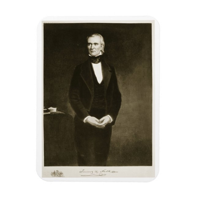 James K. Polk (1795-1849), 11th President of the U Magnet (Vertical)