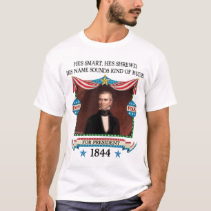 James K. Polk 1844 Campaign (Mens Light Shirt) T-Shirt