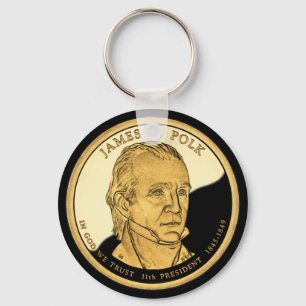 JAMES K. POLK KEY RING