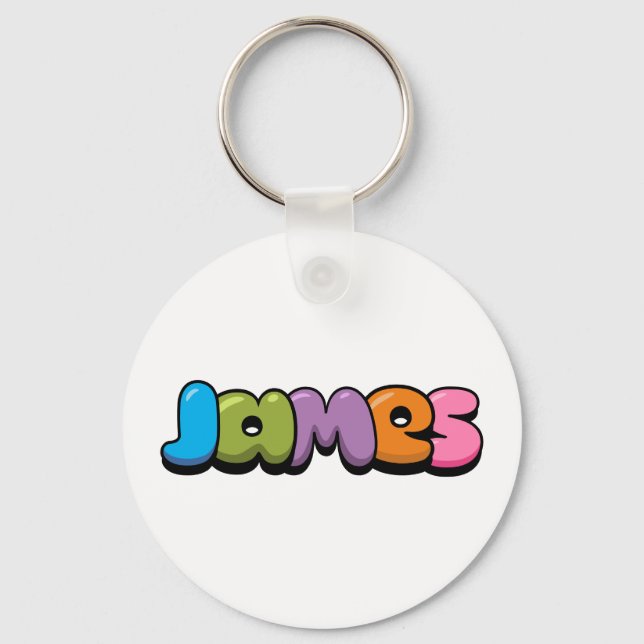 James Key Ring (Front)