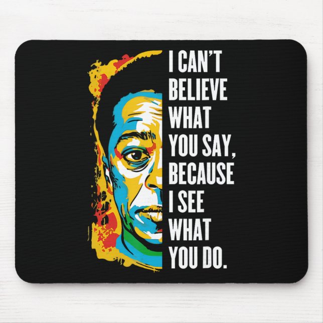 James Ldwin Graffiti Art Juneteenth Black History  Mouse Mat (Front)