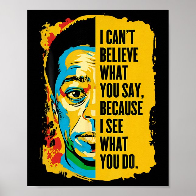 James Ldwin Graffiti Art Juneteenth Black History  Poster (Front)