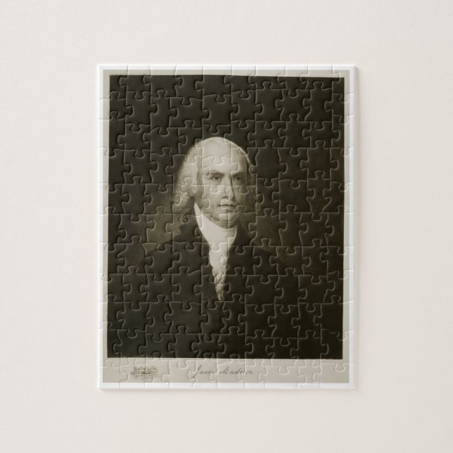 James Madison, 4th President of the United States Jigsaw Puzzle (Vertical)