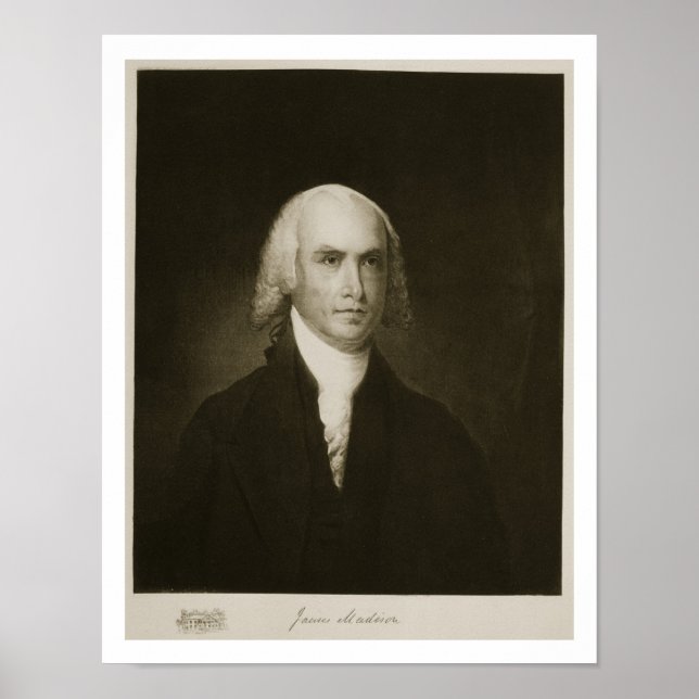 James Madison, 4th President of the United States Poster (Front)