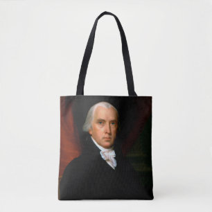 James Madison 4th President of the United States Tote Bag