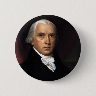 James Madison 6 Cm Round Badge