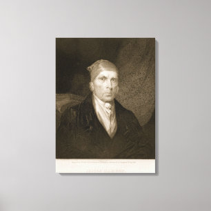 James Madison aged 82, engraved by Thomas B. Welch Canvas Print