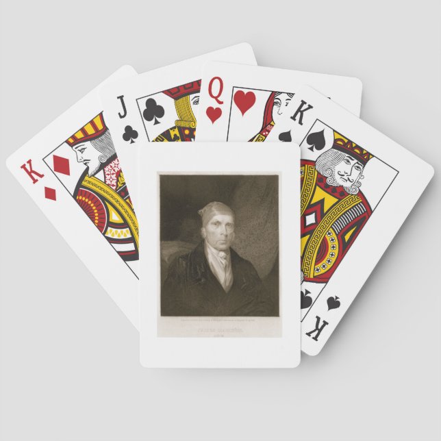 James Madison aged 82, engraved by Thomas B. Welch Playing Cards (Back)