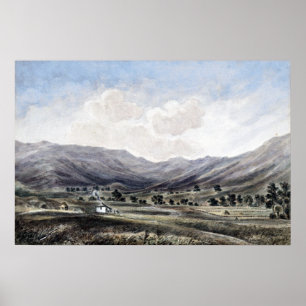 James Madison Alden Rancho and Valley Santa Cruz Poster