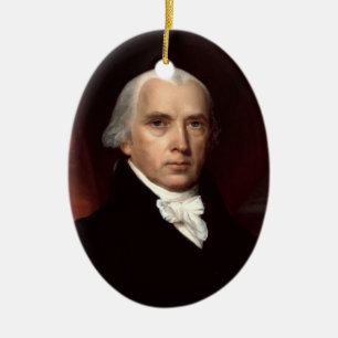 James Madison Ceramic Tree Decoration