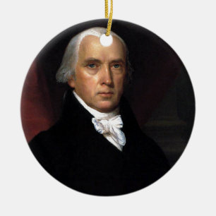 James Madison Ceramic Tree Decoration