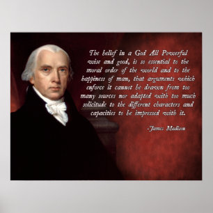 James Madison God Poster