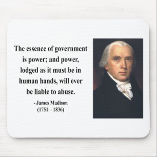 James Madison Quote 5b Mouse Mat
